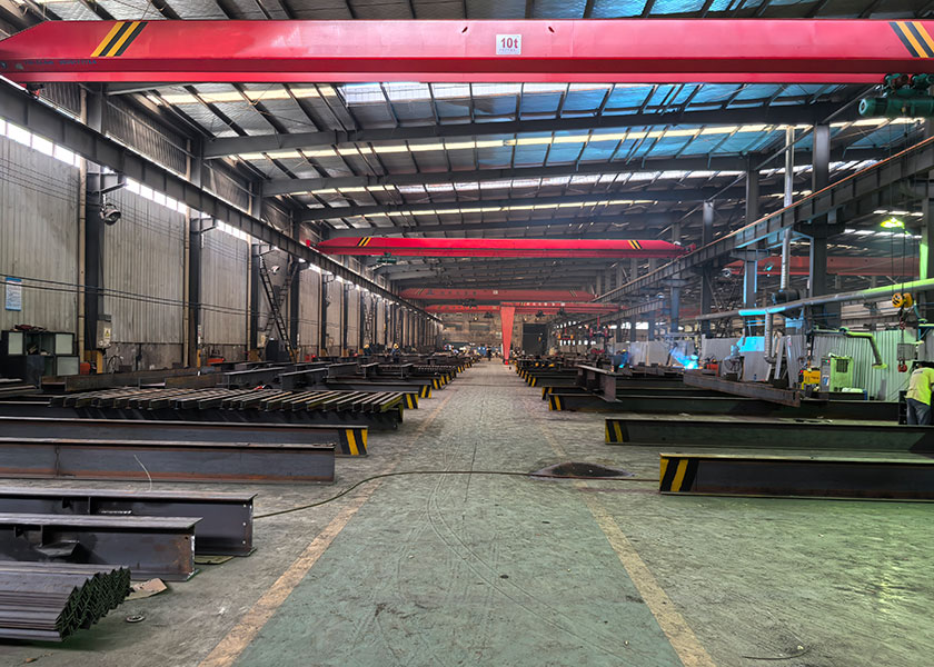 steel structure production workshop