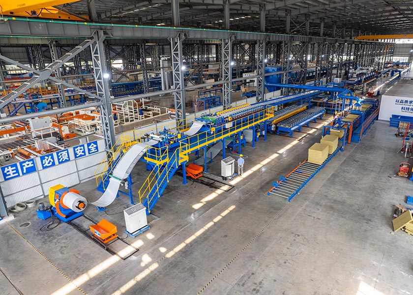 sandwich panel production workshop