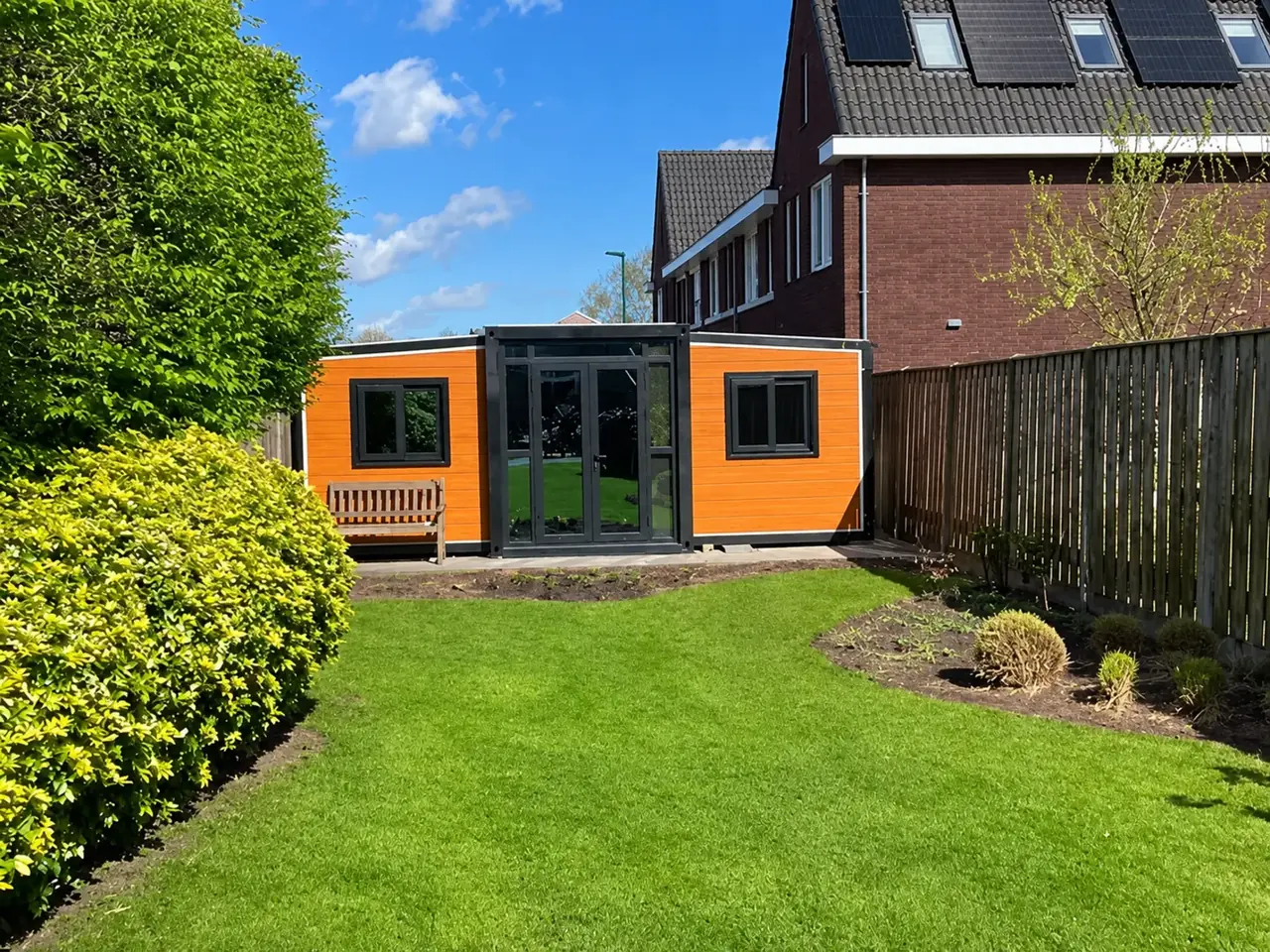 Expandable house backyard project