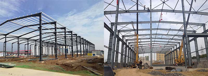 Steel Structure Factory Building Installation