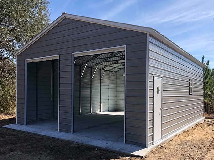 Low Cost Prefabricated Steel Structure Garage