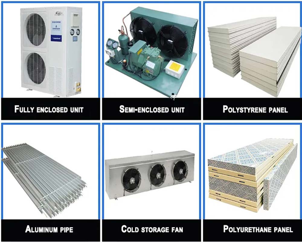 Structure and Composition of Indoor Cold Storage