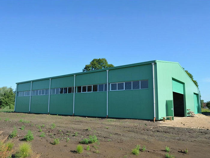 Prefab Steel Warehouse Building With H-Beam