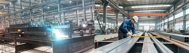 steel structure production and processing