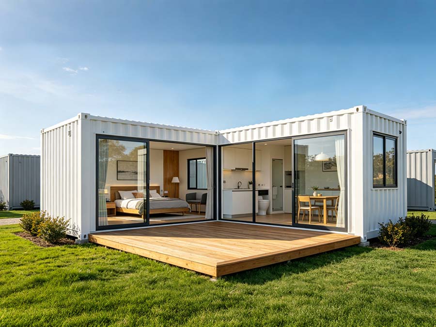 One bedroom, one living room container home in Australia
