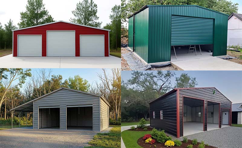 Prefab Steel Garage Building