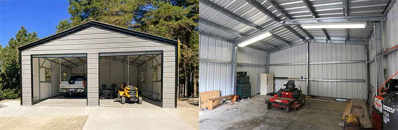 Custom Prefab Steel Garage Building