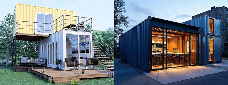 Outdoor Modular Container Prefab Metal Homes