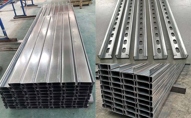 Galvanized C-Shaped Steel Purlins