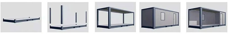 flat packed container house