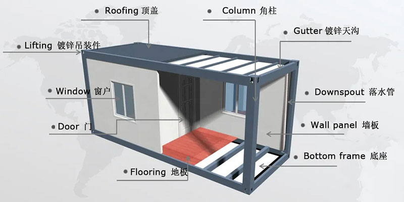 quick assembled container house