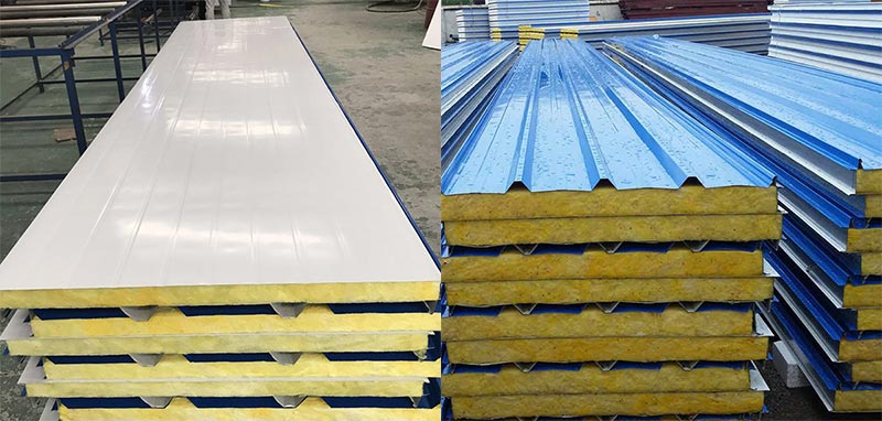 Glass Wool Roof Sandwich Panels