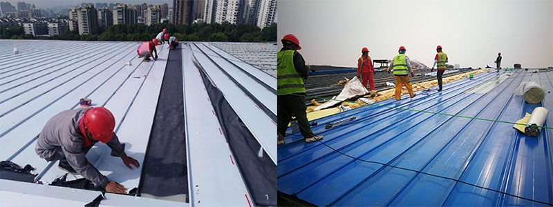 roof sandwich panel installation
