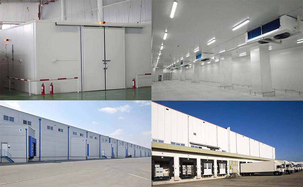 Stable Cooling Low Power Meat Freezer Room