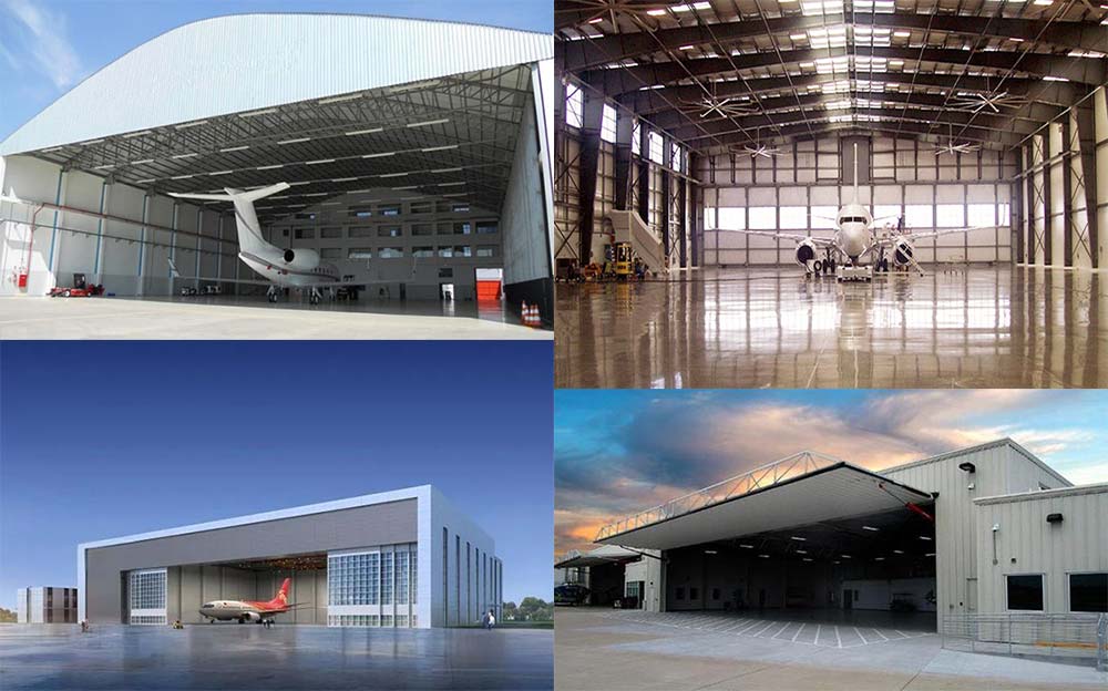 Prefabricated Metal Hangar Aircraft Warehouse