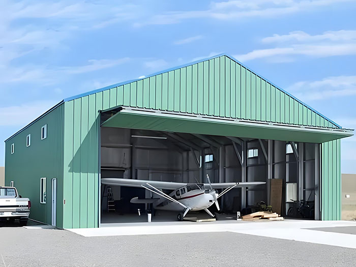 Metal Frame Steel Structure Aircraft Hangar
