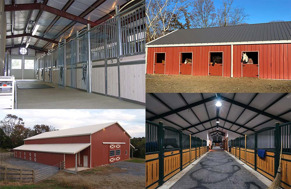 Steel Horse Stable Building