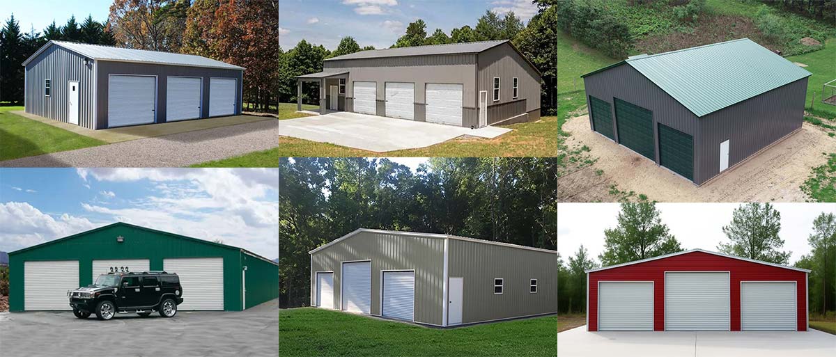 Prefabricated Steel Garage