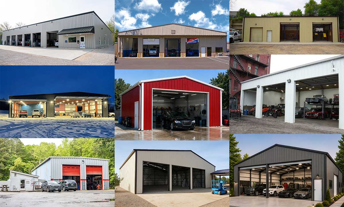 Auto Repair Steel Garage Workshop