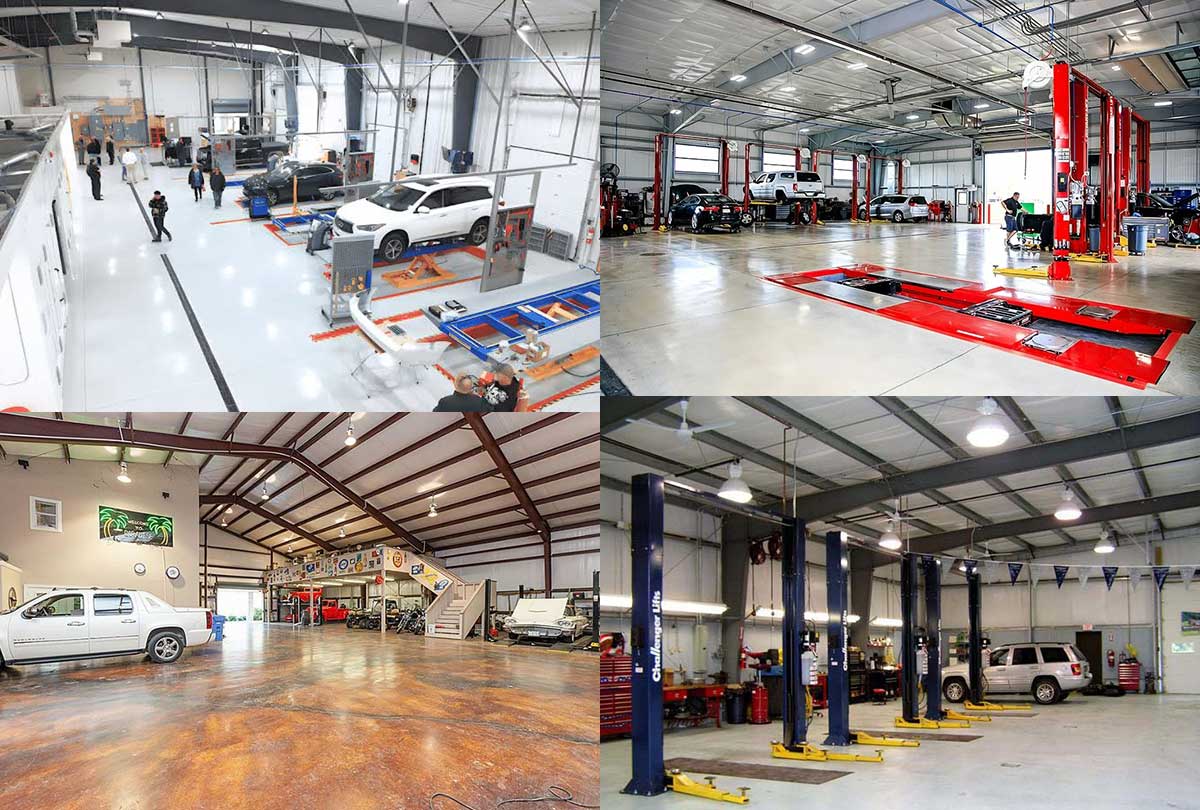 Auto Repair Steel Garage Workshop