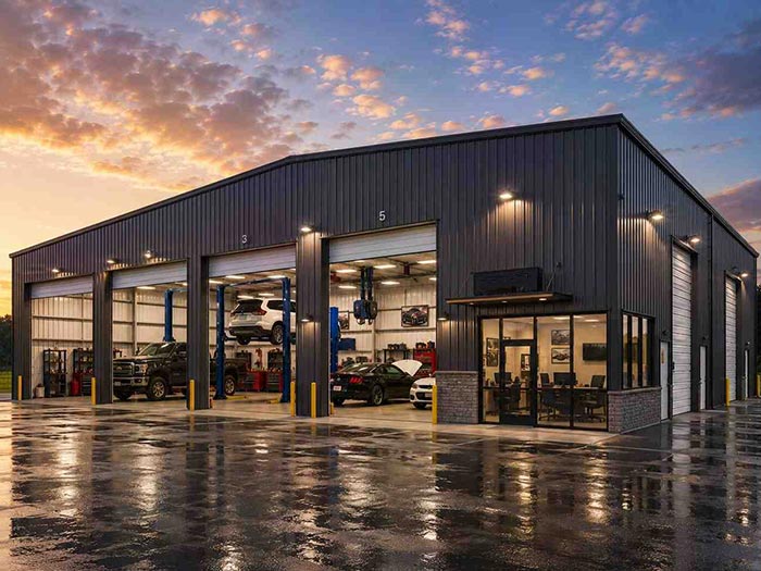 Auto Repair Steel Garage Workshop