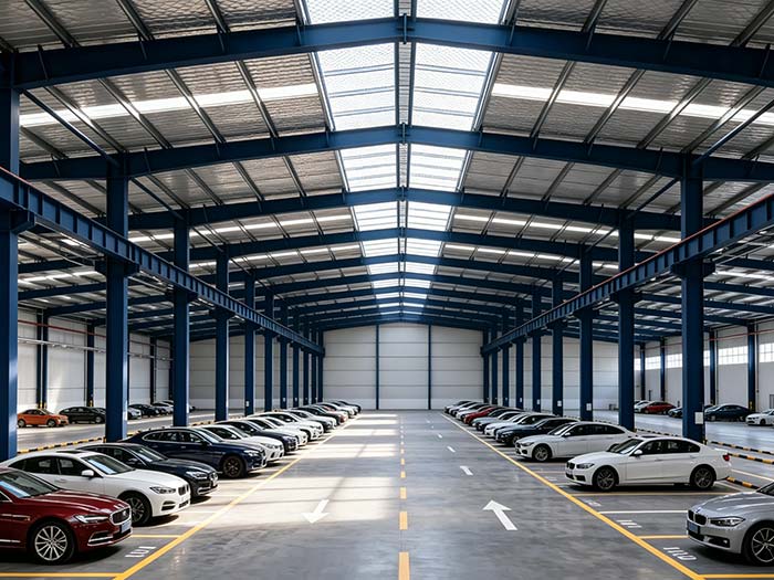 Commercial Steel Construction Garage Parking Shed